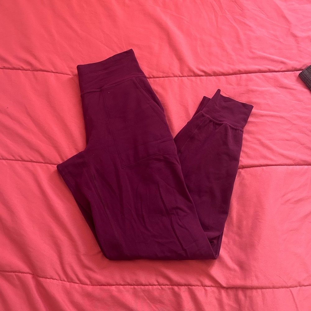 Lululemon Red Align Joggers